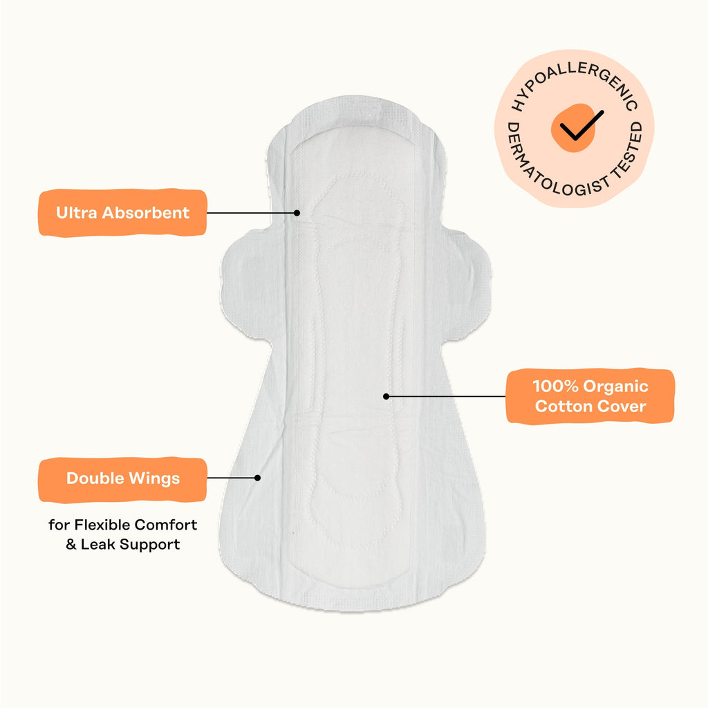 Organic Cotton Comfort Cover Super Pads